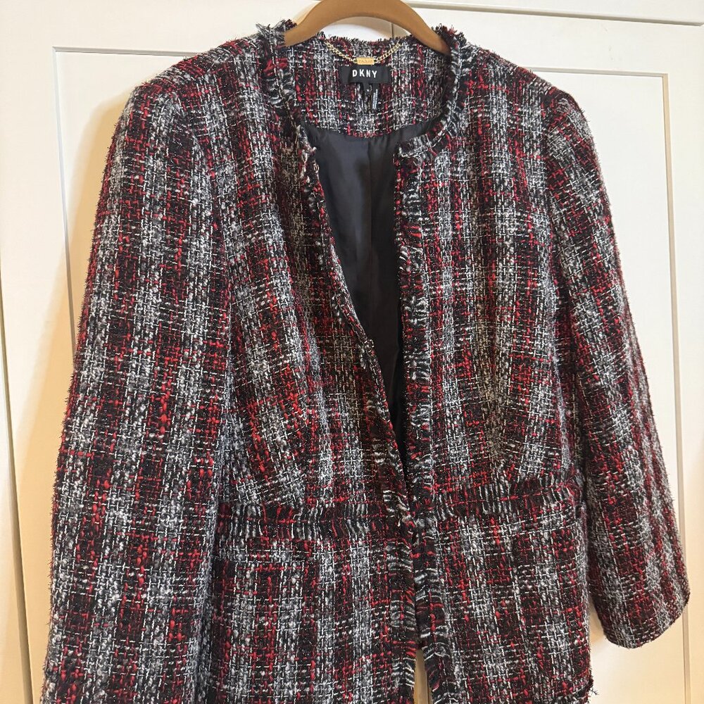 DKNY Tweed Blazer Sz16